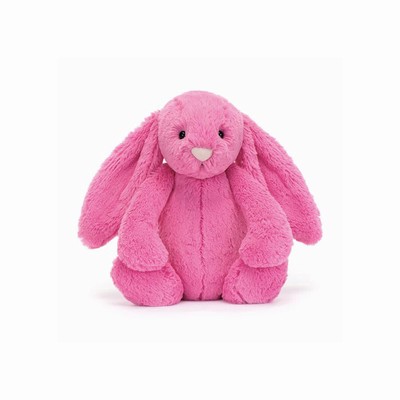 Jellycat Bashful Hot Pink Bunnies New Zealand | VXFQI5370